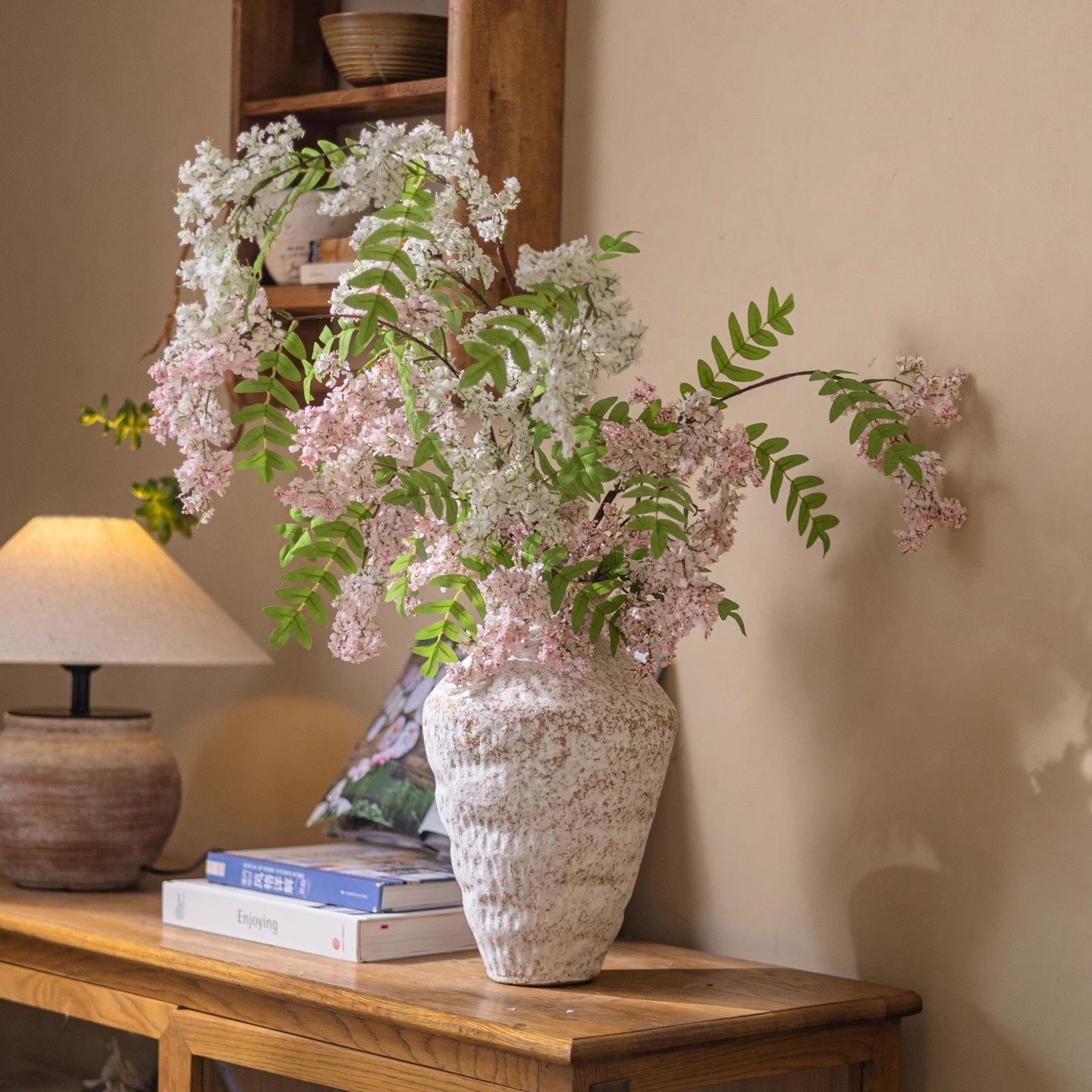 轻奢高端槐蕊仿真花摆设假花客厅餐桌插花绿植家居摆件装饰品花艺,家居饰品,仿真花/假花,淘宝优惠券,粉丝福利购,淘宝优惠卷
