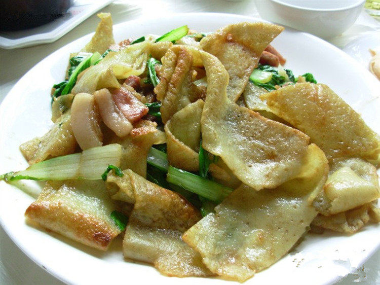 湖北天门特产农家手工现做新鲜豆饼豆丝湿绿豆皮真空包装3斤