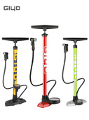台湾GIYO公路登山自行车大气量家用落地打气筒电动车汽车高压气筒