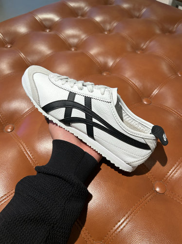 Onitsuka Tiger鬼塚虎MEXICO 66白黑色男女鞋复古休闲鞋1183A201