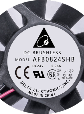 AFB0824SHB 台达 8015 24V 0.26A 8CM/厘米 双滚珠变频器工控风扇