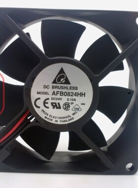 台达 8CM 变频器风扇 工控机 8025 24V 0.15A AFB0824HH 双滚珠