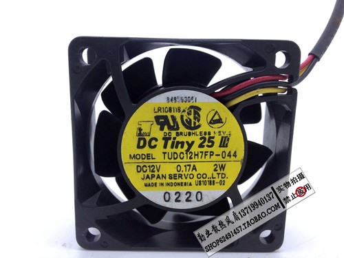TUDC12H7FP-044 6CM 6025 12V 0.17A 2W 机箱服务器风扇
