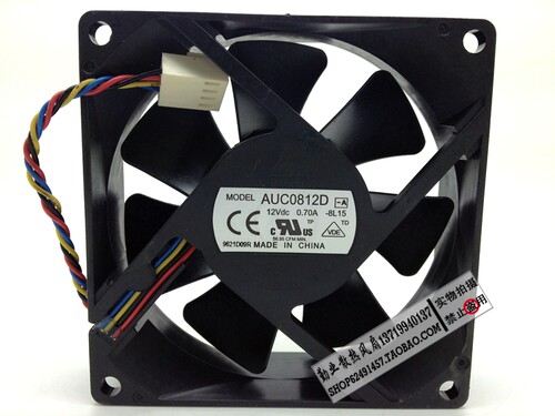 原装台达 8025 12V 0.7A CPU 风扇 支持PWM 温控调速 AUC0812D