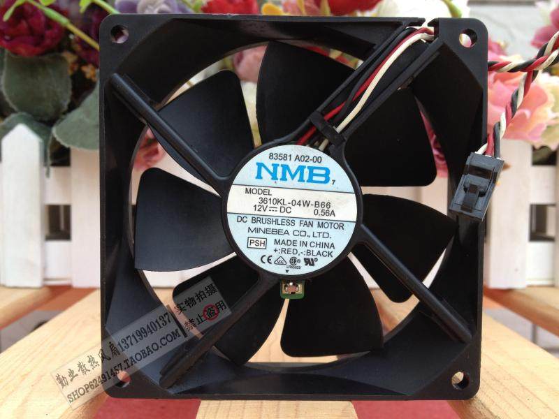 NMB 9025 9CM/厘米 12V 0.56A 3610KL-04W-B66 双滚珠风扇