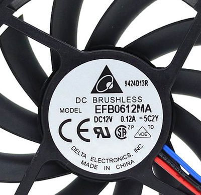 原装台湾台达 6cm 60*60*10 12V 0.12A EFB0612MA 6010散热风扇