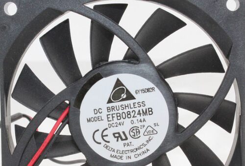 EFB0824MB 台达 8015 DC24V 0.14A 80*80*15MM变频器散热风扇风机