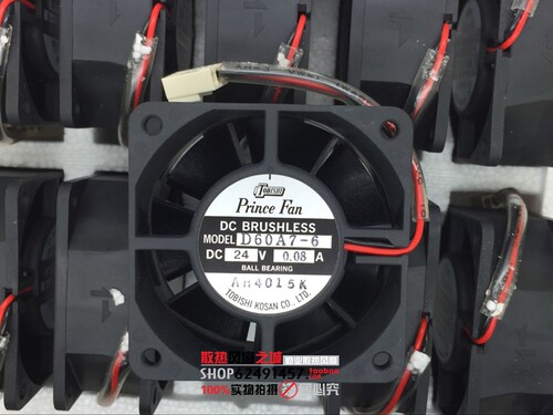 Prince Fan 6025 24V 0.08A 6cm变频器风扇 D60A7-6