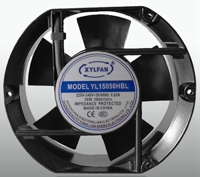 散热风机 XYLFAN/ YL15050HBL轴流散热风机 轴流散220v 0.22A/