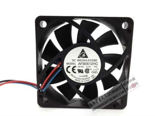 台达DELTA 6015 6CM CPU风扇 12V 0.21A AFB0612HC-FOO 测速