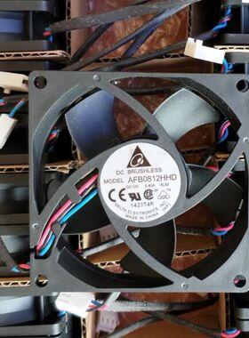 全新原装台达 8020 8CM 12V 0.40A 双滚珠大风量风扇 AFB0812HHD