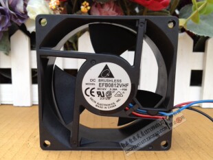 8025 机箱风扇12V 台达DELTA 8CM 网吧补品 0.39A EFB0812VHF