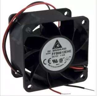 台达 6cm 双滚珠 FFB0612EHE 6038 3线 双滚珠散热风扇 12V 1.2A