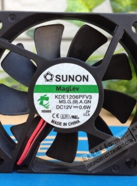 建准SUNON KDE1206PFV3 6010 12V 0.6W 6CM超薄静音风扇 CPU风扇