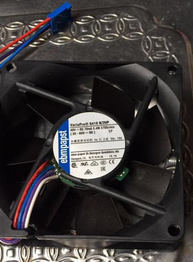 德国ebmpapst VarioPro 8418 N/2HP 48V 70mA 3.4W 4线交换机风扇