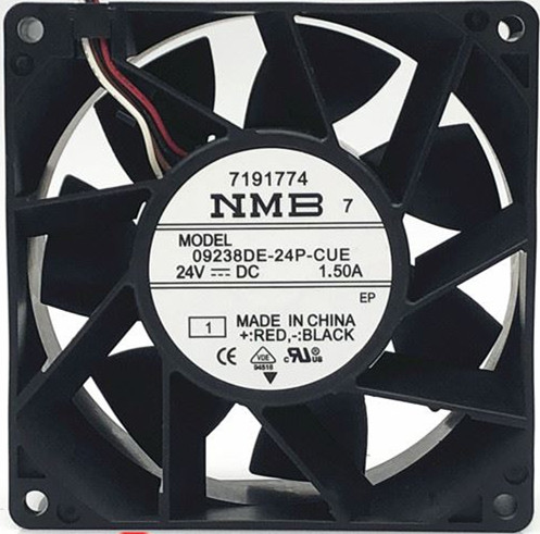 原装NMB 24V 09238DE-24P-CUE 防水9CM 92384线变频器风扇 带插头
