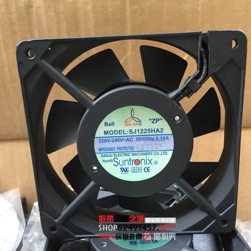 SJ1225HA2 全新原装12025 AC220V 12CM/厘米机柜轴流散热风机风扇