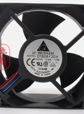 台达 EFB0812EH-F00 8025 8CM 12V 0.42A 超频用散热风扇现货