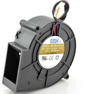 AVC 9733 烧烤箱 暴力抽风鼓风机风扇 滚珠12V 2.4A BA10033B12U