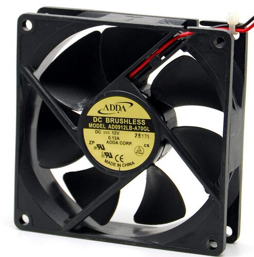 ADDA 9CM 9225 静音 双滚珠机箱风扇 12V 0.13A AD0912LB-A70GL