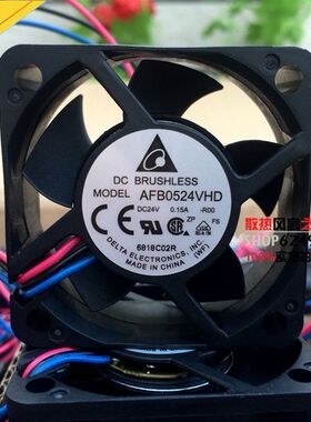 全新台达 5cm 5020 24V0.15A AFB0524VHD-R00 双滚珠变频器风扇
