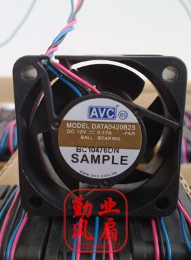 全新 台湾AVC 4020 4cm1U服务器交换机风扇12V 0.17A DATA0420B2S