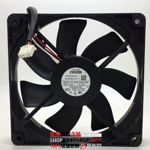12v 0.14A 4710SB 原装 B29 12CM 04W 双滚珠超静音大风量风扇 NMB