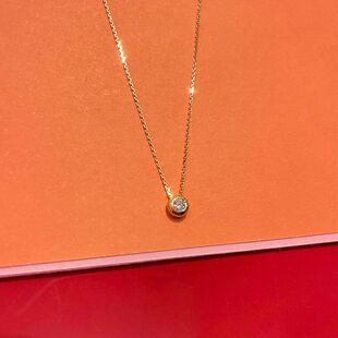 钛钢项链 小气泡项链女轻奢气质简约百搭锁骨链配饰不褪色首饰品