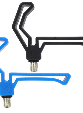 feeder支架头海竿支架竿叉小配件飞德钓鱼用品黑色蓝色欧鲤钓配件