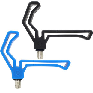 feeder支架头海竿支架竿叉小配件飞德钓鱼用品黑色蓝色欧鲤钓配件