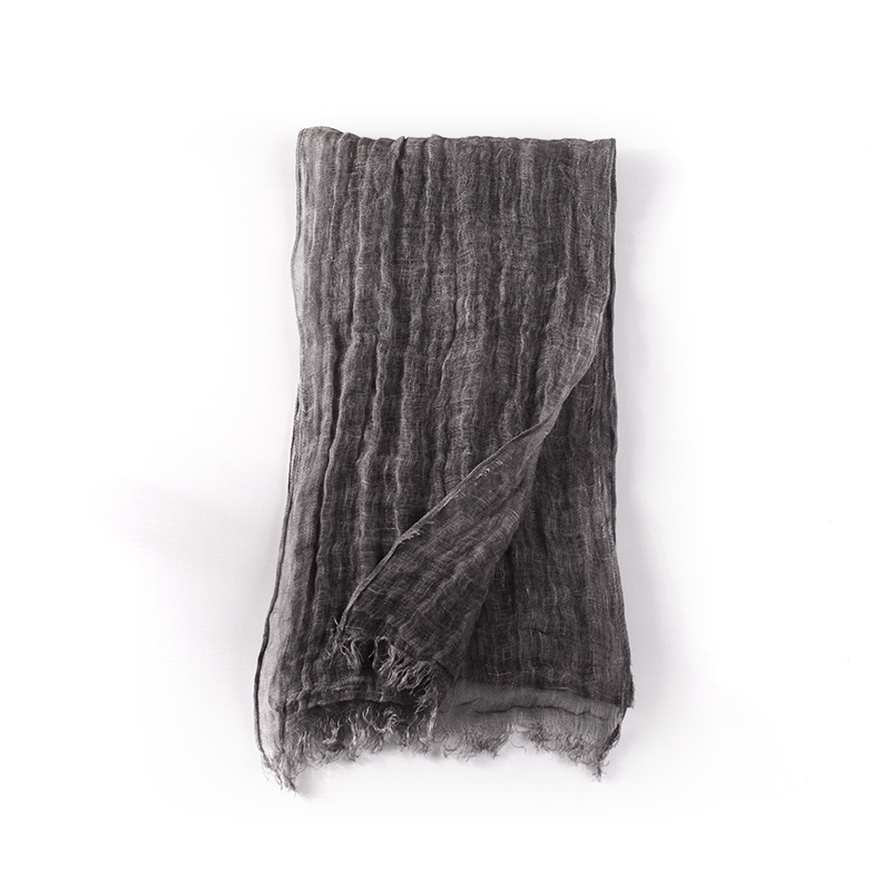 夏季细长日本男士薄款围巾