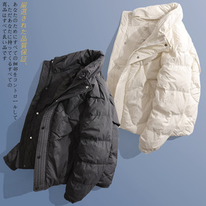 冬季新款男保暖日系羽绒2681立领明线轻袄子MR雅痞90绒羽绒服