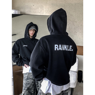 加绒保暖防风棉袄短宽版 新品 型休闲日常通勤连帽卫衣男 冬季 PLTH