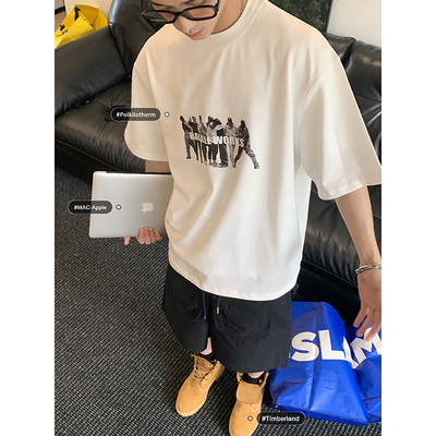 PLTH*短袖印花LOGO青年