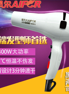 爱凤尔6661电吹风机家用理发店不伤发大功率冷热风学生风筒负离子