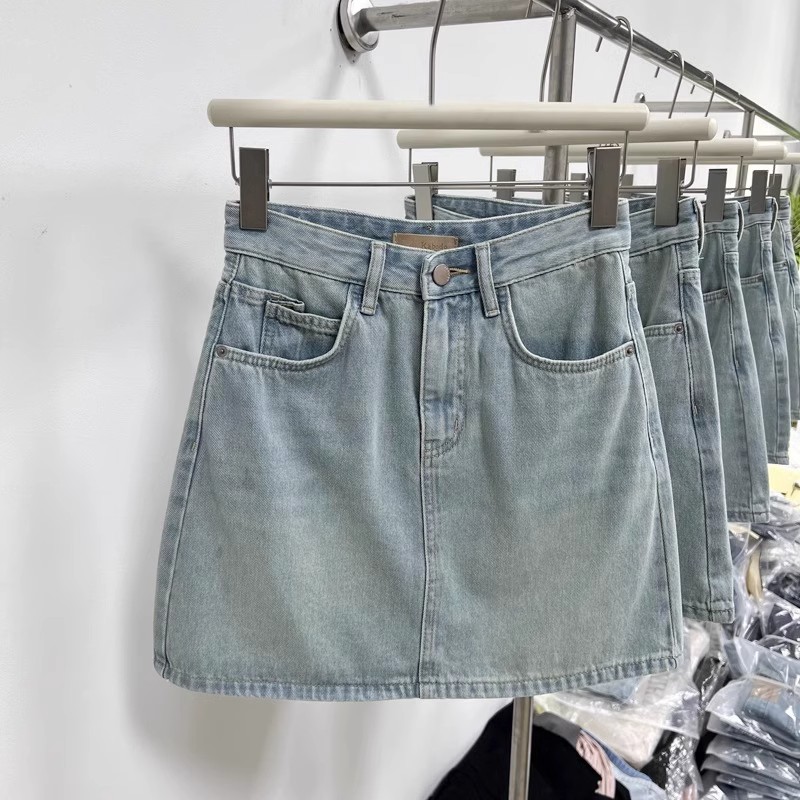 牛仔半身裙女显瘦百搭