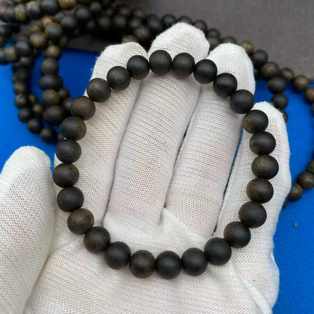 沉水紫琪全软油手串男女款文玩佛珠念珠手链盘玩把玩绕指柔