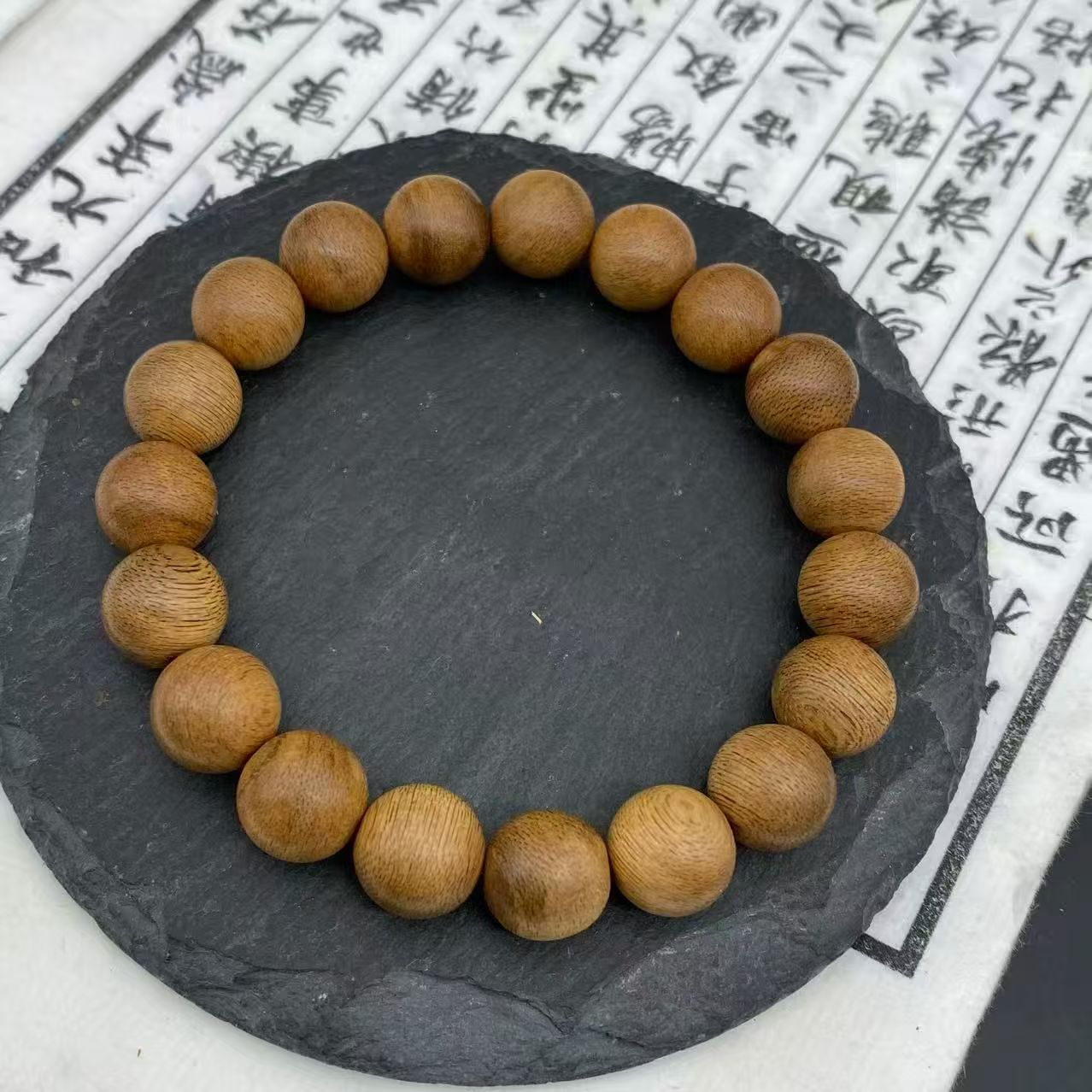 天然沉香加里曼丹老料手串男女款文玩佛珠念珠手链盘玩把玩绕指柔