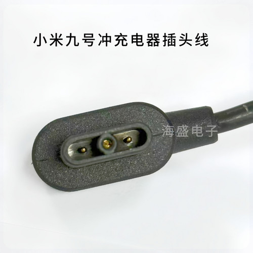 适用九号平衡车充电电器扁孔线