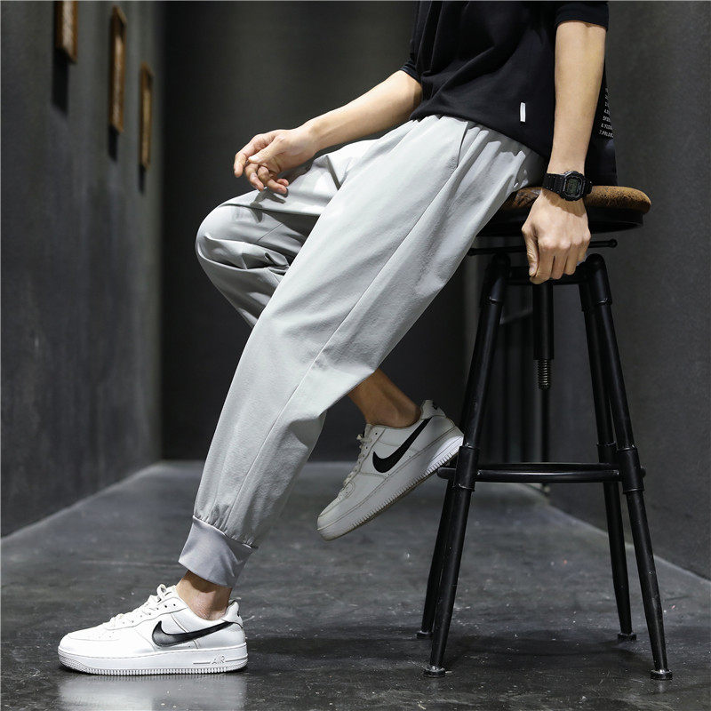 2021新款潮流时尚休闲裤子男春秋款宽松直筒夏季卫裤韩版运动裤在类目 男装, 休闲裤中 - 来自Buy2taobao.com提供专业的淘宝代购服务