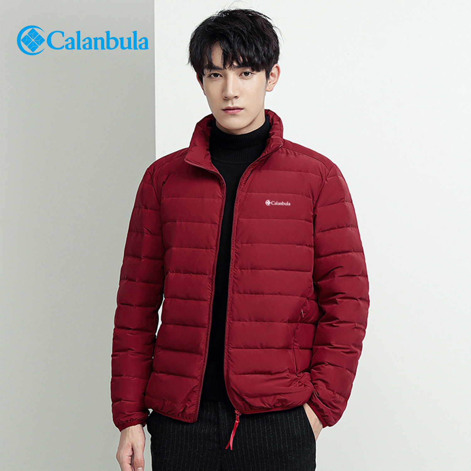 Calanbula正品轻薄羽绒服男