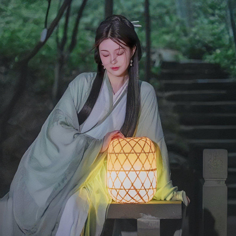 멋진 스타일 HANFU 여성 진 시스템 2024 새로운 여성 고대 스타일 넓은 소매 흐르는 요정 스커트 고대 웨이 진 스타일 슈퍼 요정 겨울