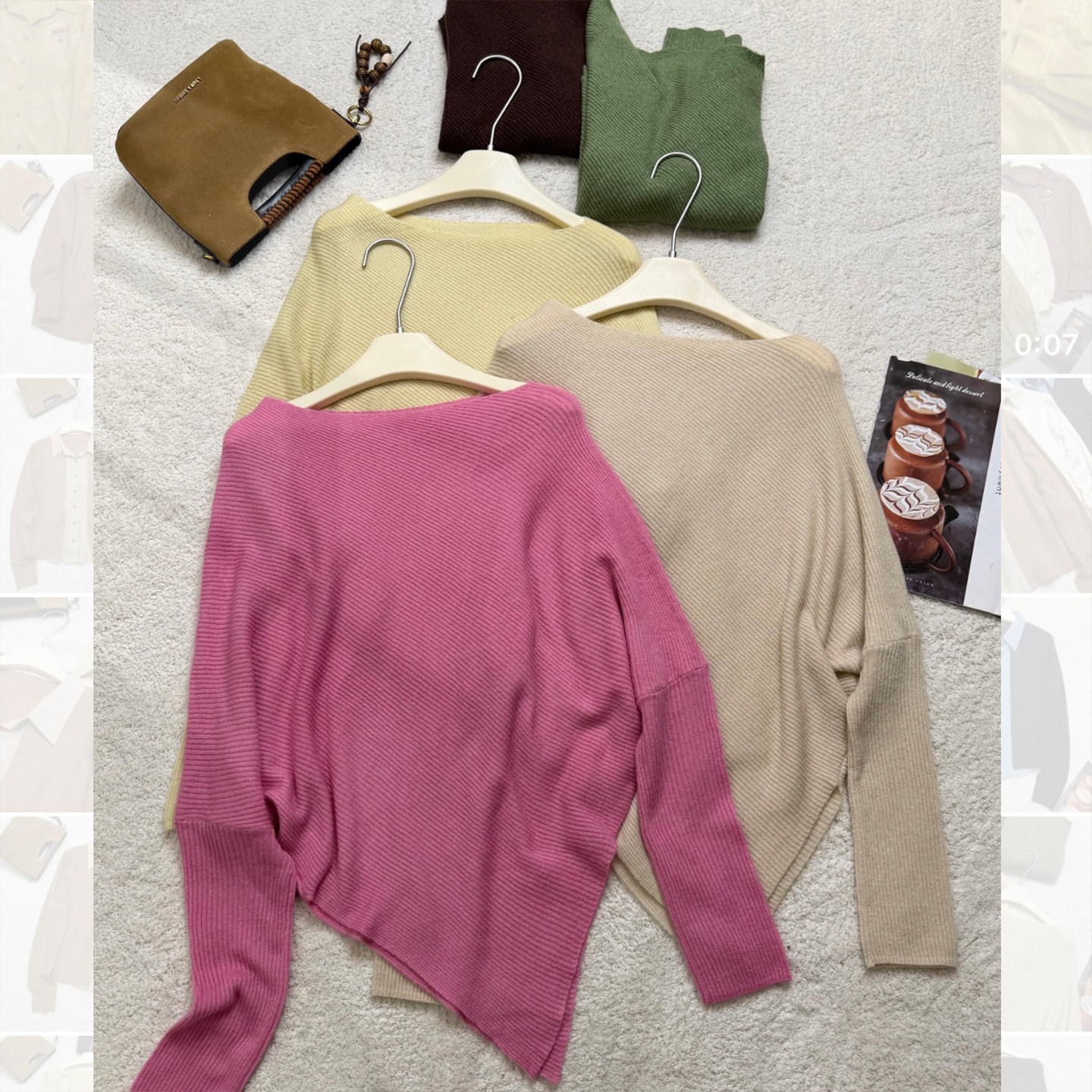 26秋季新款秋冬新款绵羊毛混纺针织衫女羊驼毛打底衫慵懒风上衣