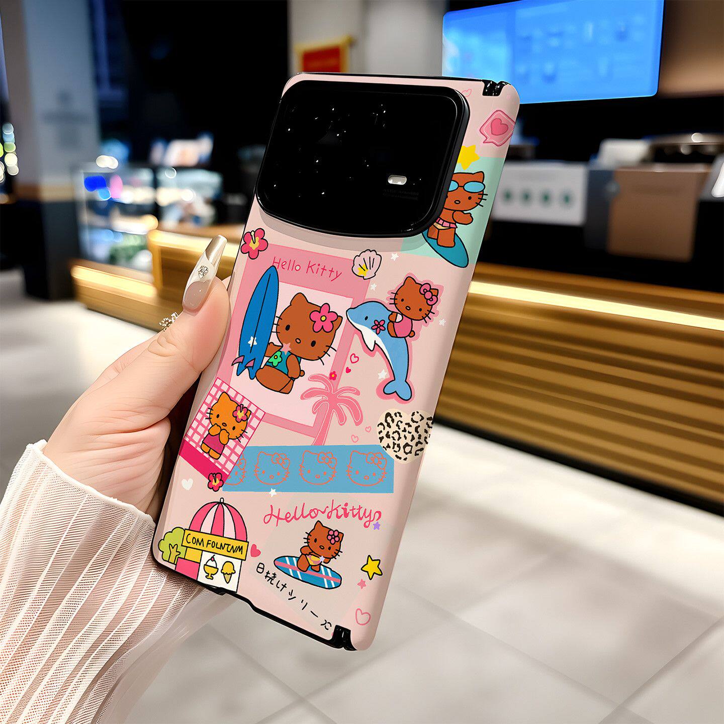 适用小米MIXFOLD4手机壳MIXFOLD3个性新款折叠屏中轴磁吸皮套