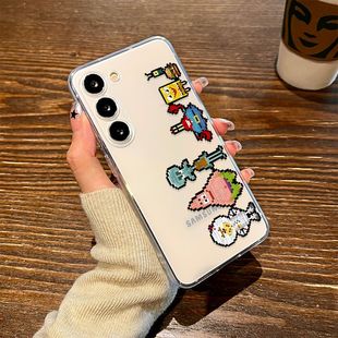 海绵宝宝三星GalaxyS24ultra手机壳s23透明防摔s22 硅胶全包女薄