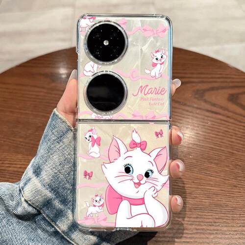 玛丽猫华为pocket2手机壳女款Pockets折叠屏p50pocket新款透明5g