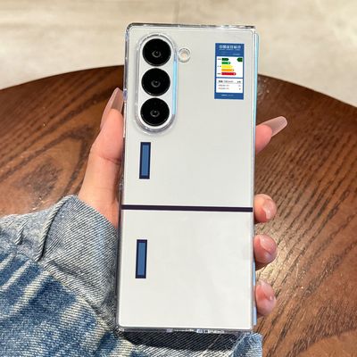 趣味冰箱适用三星zfold7手机壳新款zfold6防摔zfold5折叠屏保护套