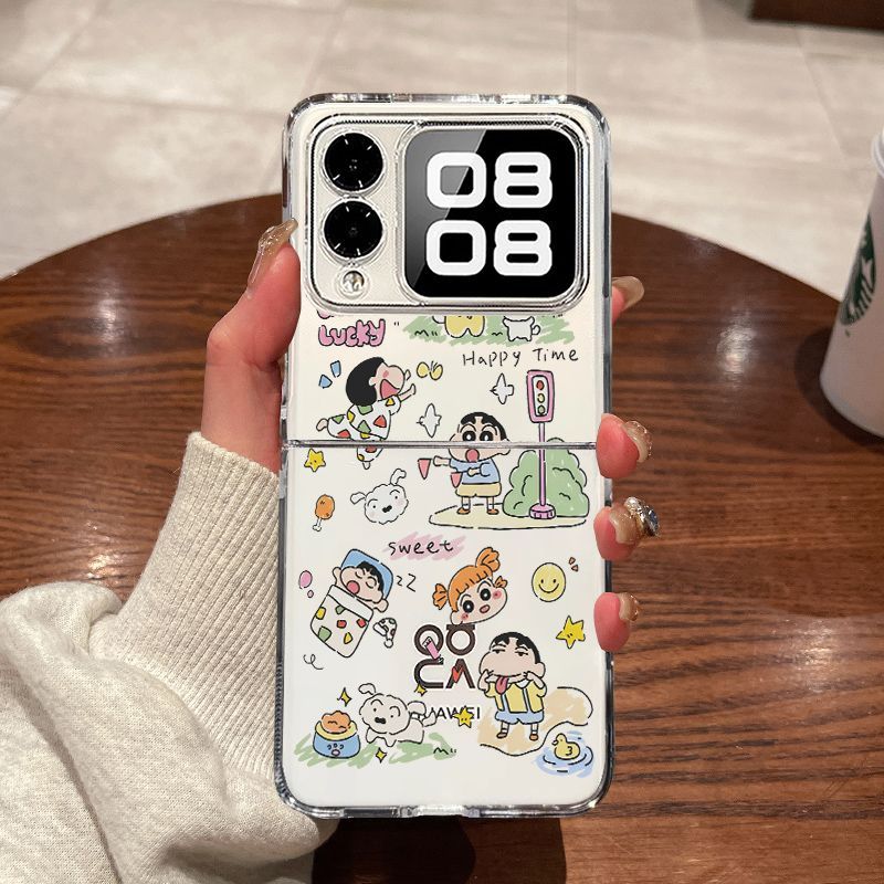 适用华为nova Flip手机壳新款novaFlip小折叠屏Huawei超薄透明卡