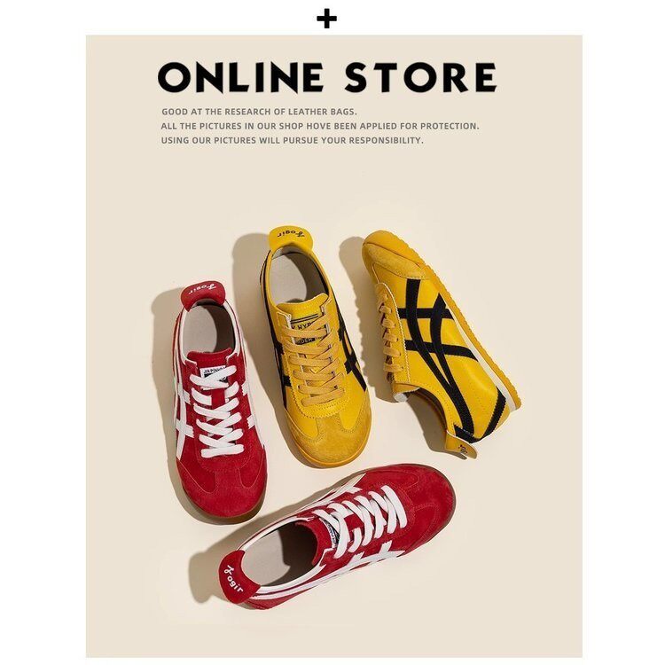 真软皮条纹复古内增高德训鞋女2025新款学生平底休闲板鞋厚底运动