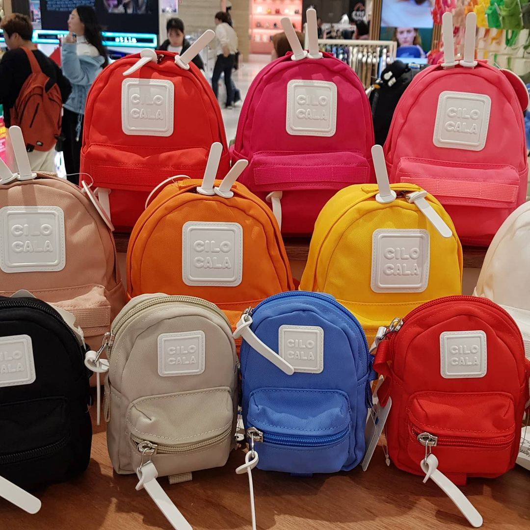 日本正品cilocala双肩包中学生书包男女帆布包电脑包ins通勤背包